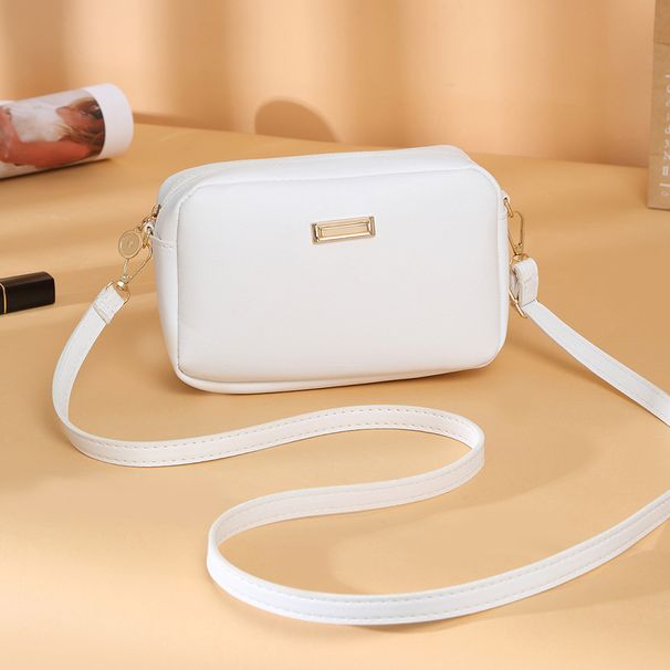 Women's Minimalist PU Crossbody Camera Bag For Women - Solid Color Casual Shoulder Purse (Lightweight & Spacious)_voghion.com