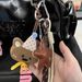 Miu Series Plush Bear Pendant Cartoon Doll Bag Charm Car Keychain High-End Coffee Color Backpack Decoration_voghion.com