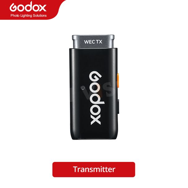GODOX WES1 WES2 2.4GHz Wireless Microphone System Transmitter Receiver Live Broadcast Reduction Noise Mic for Camera_voghion.com