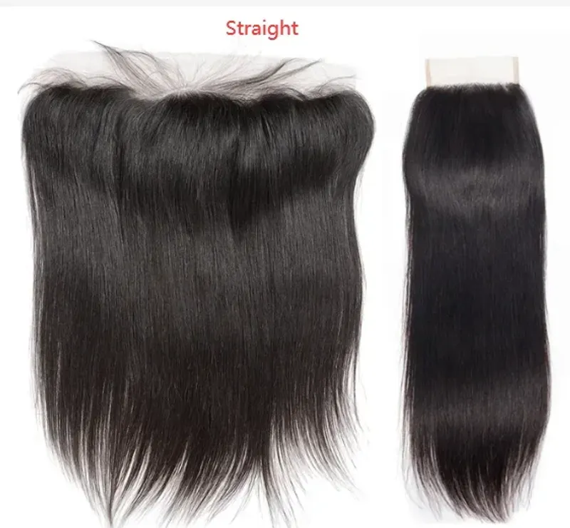 12A Lace Frontal Water Wave Closure Brazilian Human Hair Deep Curly Straight_voghion.com