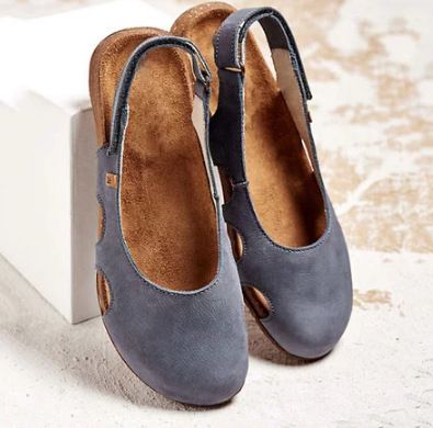 Kadınlar İçin 19 Stil İlkbahar, Yaz ve Sonbahar Düz Sandalet, Arkası Boş Tasarım, 40-43 Beden Seçenekleriyle Mevcut_voghion.com