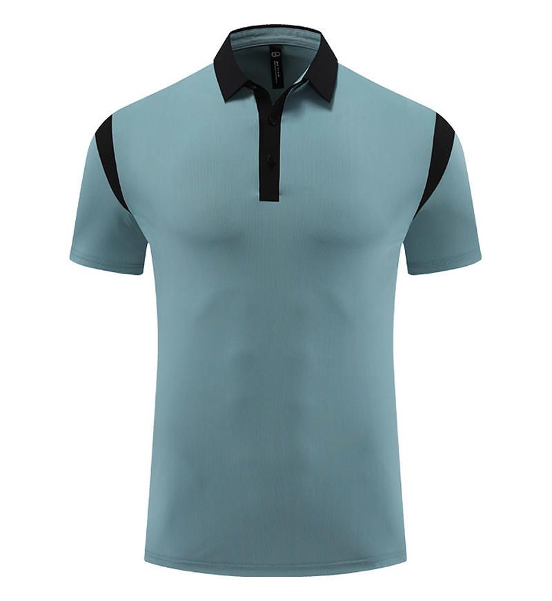 Golfkleding, zomerkraag, T-shirt met korte mouwen, tenniskleding, heren- en damesstijlen_voghion.com