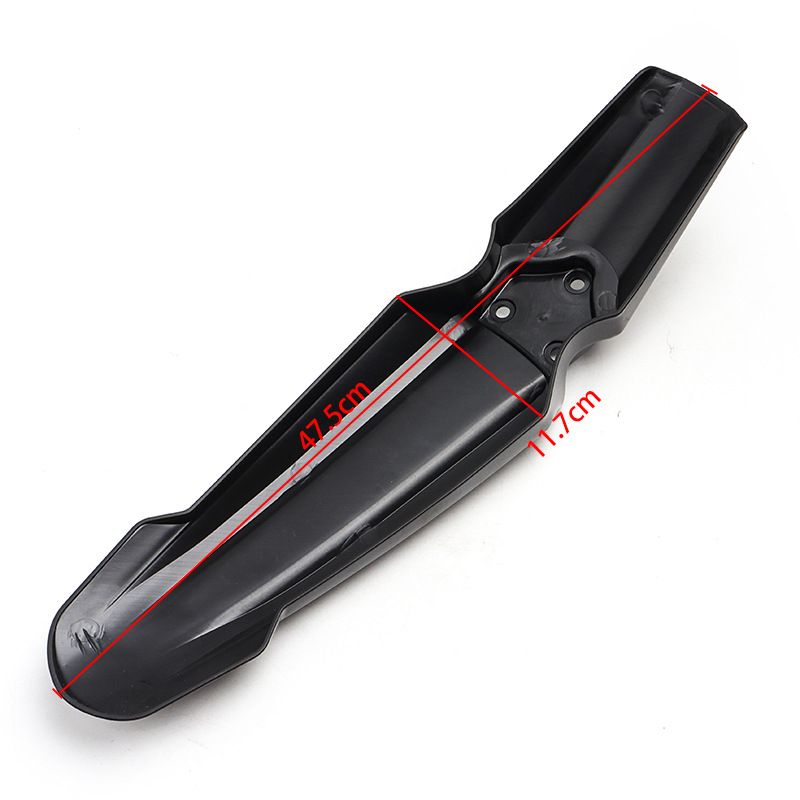 Front Fork Mudguard For X/S KKE & DNM Shock Absorbers - Durable Splash Protection For Mountain & Urban Bikes (Black)_voghion.com