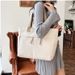Tote women's stylish large capacity canvas 2024 new trendy internet famous fashion high-end niche shoulder bag_voghion.com