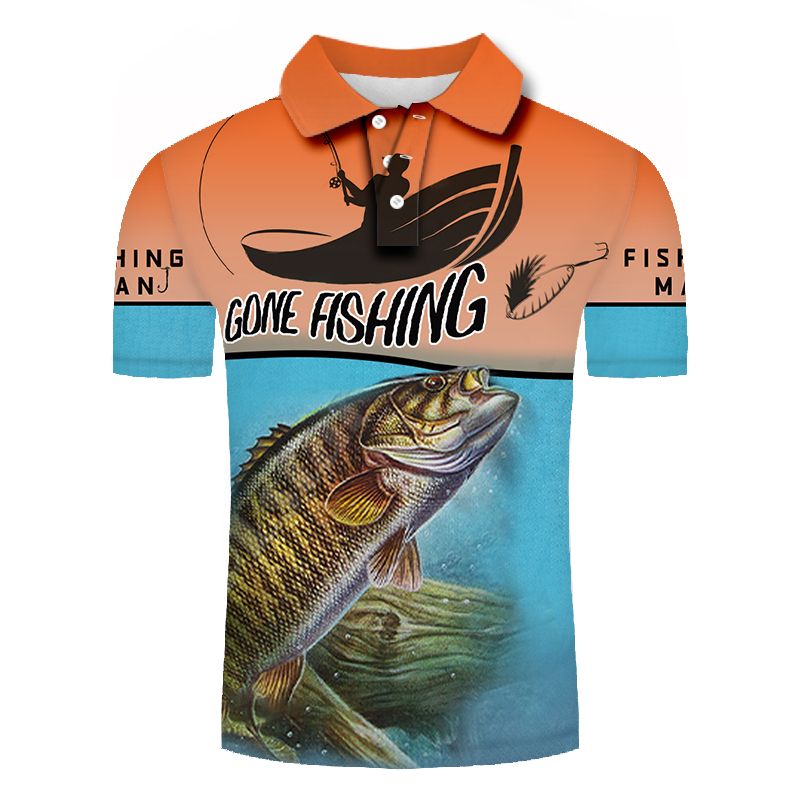 2022 New Summer 3D Stampa Camo Polo Camicie Moda uomo Felpe Street Casual Bambini Manica corta Risvolto Cool Tops_voghion.com