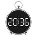 New Creative Alarm Simple Electronic LED Home Bedside Temperature Plastic Clock 8025_voghion.com