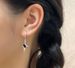 Women 925 Sterling Silver LeverBack French Wire Drop Dangle CZ Star Earrings S1_voghion.com