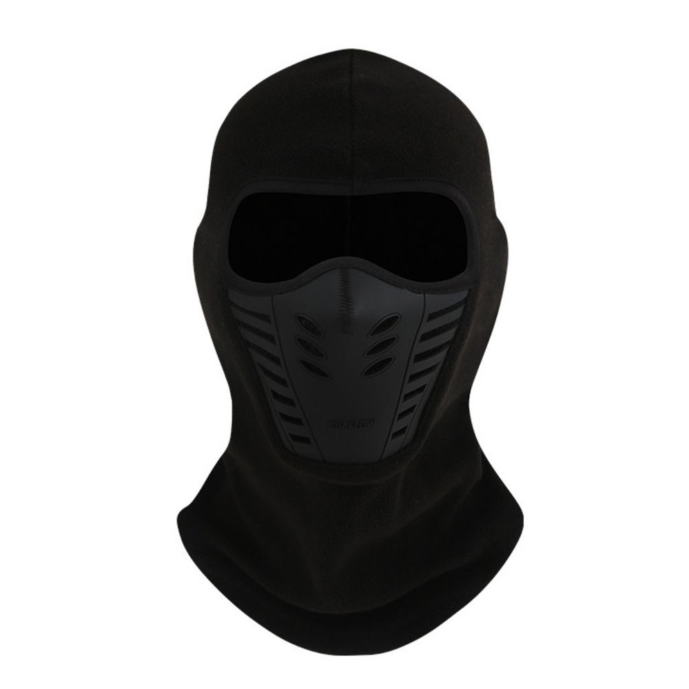 Winter Fleece-Lined Warm Mask For Men, Electric Motorcycle Helmet Liner, Full Face Cold-Proof Ski Hat_voghion.com