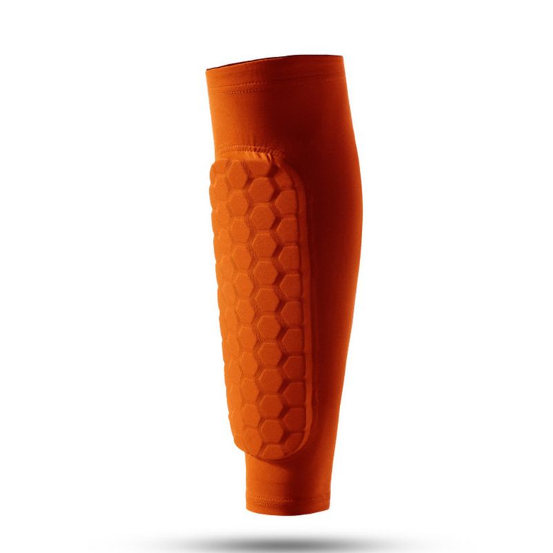 Outdoor-Sport Fußball Waben Anti-Kollision EVA Basketball Bein Socken Lycra atmungsaktive Wadenabdeckung_voghion.com