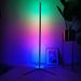 Modern Simple RGB LED Corner Floor Lamp Colorful Atmosphere Lights Indoor Standing Lamps for Bedroom Living Room Home Adornment_voghion.com