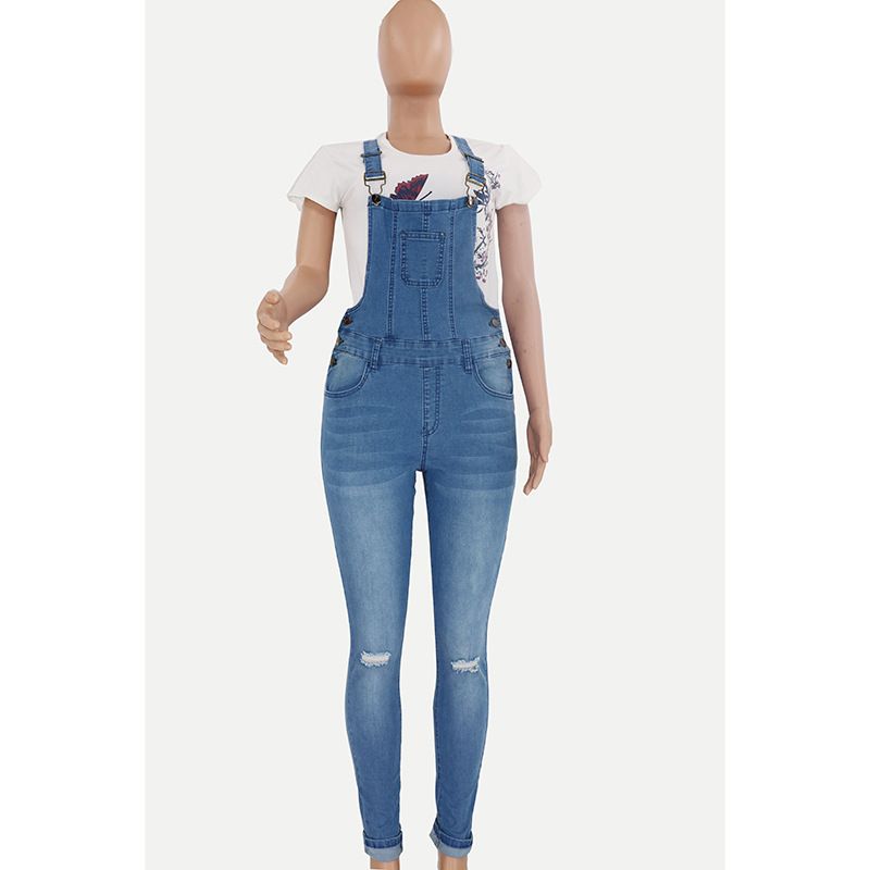 Jeans lavati con fori per abbigliamento da donna_voghion.com