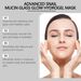 Máscara facial hidratante de mucina de caracol EELHOE que firma, hidrata e levanta a pele em uma única máscara facial_voghion.com