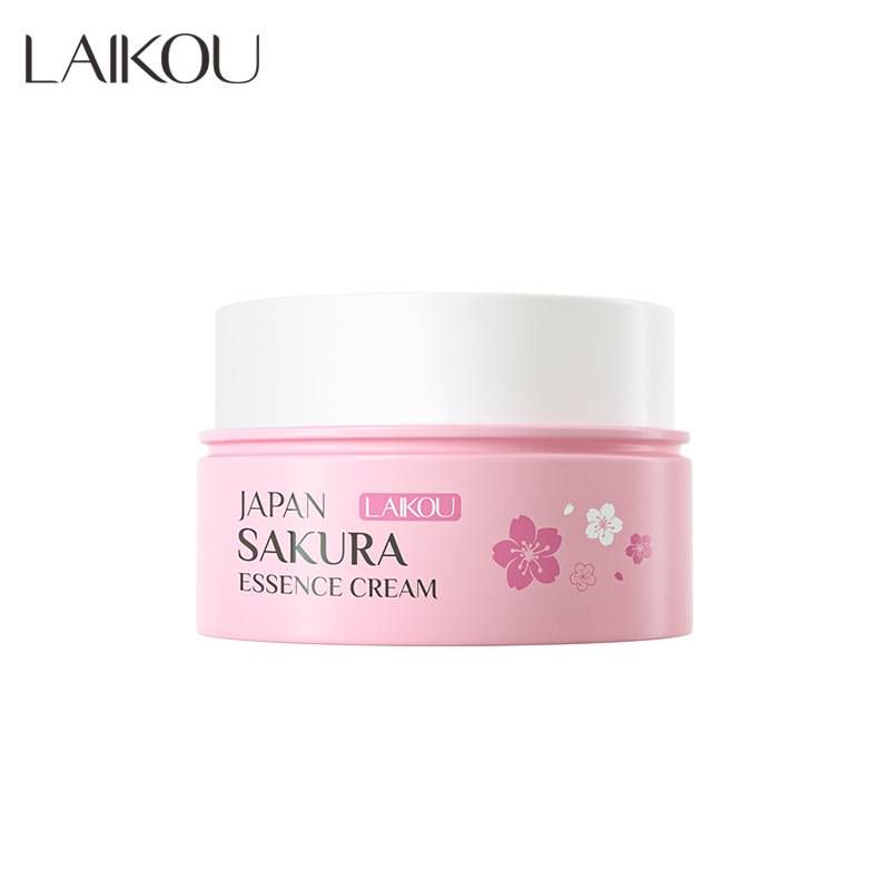 LAIKOU Japan Sakura Moisturizing Essence Cream, 8g - Mini Travel Size For Hydration And Moisturization_voghion.com