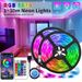 5V Bluetooth RGB LED Strip Lights With 24-Key Remote & Smart APP Control – Indoor Mood Lighting For Parties, Gaming & Home Decor_voghion.com