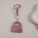 Portachiavi per auto con borsa carina tempestata di diamanti in argilla, ciondolo ornamentale alla moda in 4 colori_voghion.com