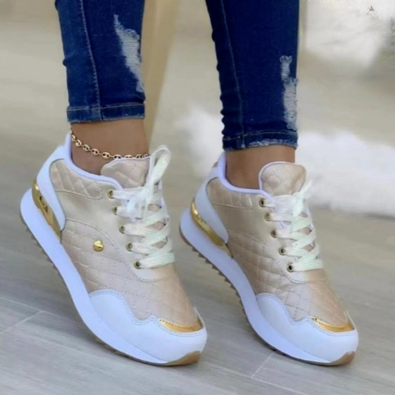 P7 2023 Kvinder Sneakers Platform Sko PU Læder Patchwork Afslappet sportssko Dame Udendørs Løbe Gå Sko Zapatillas Mujer_voghion.com