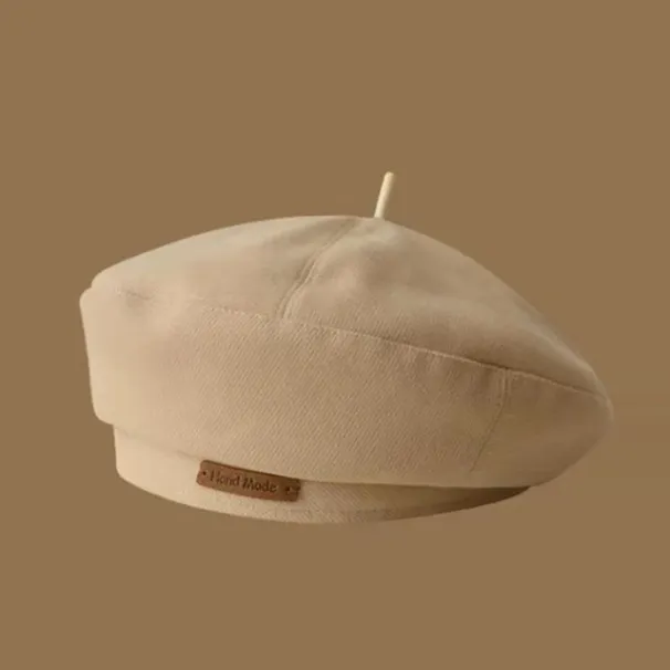 Hot Verkaf Hierscht Wanter New Séiss Cool Light Woolen Hutt Retro villsäiteger Berets Cap_voghion.com