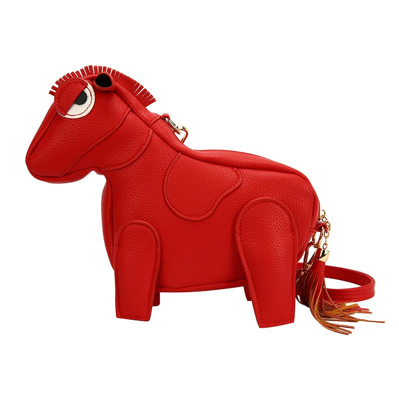 Design alla moda da donna, bambola carina, personalità divertente, marchio trendy, forma cartoon monospalla, borsa a tracolla in pony_voghion.com