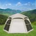 Tent And 2-in-1 Outdoor Camping Overnight Rainproof Sunshade Foldable Portable Automatic External Canopy_voghion.com