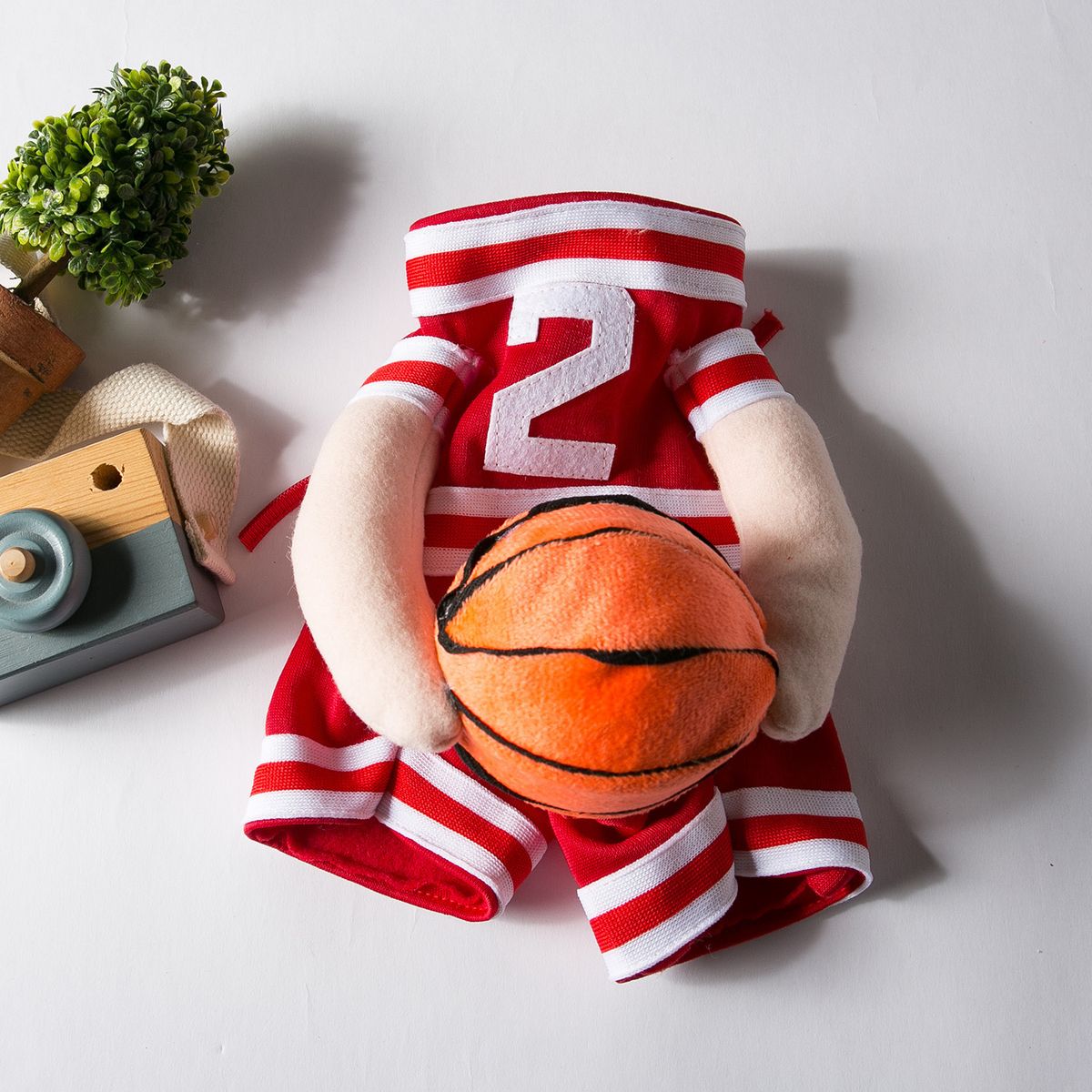 Costume de basket-ball pour animal de compagnie, vêtements amusants pour chien et chat, pour Halloween_voghion.com