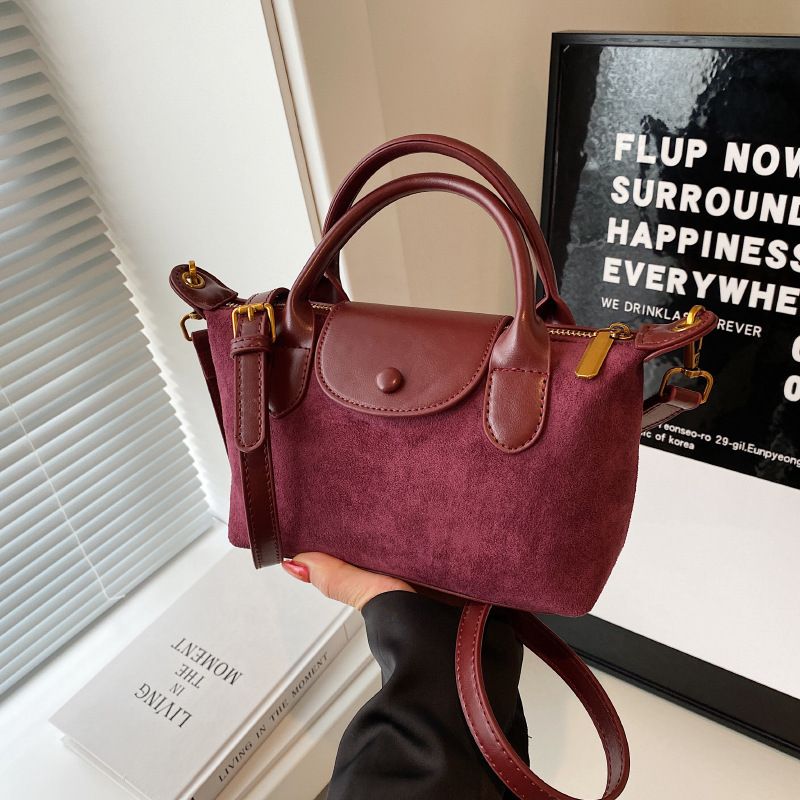 Toamna și iarna, noi chifle de găluște, geantă crossbody mică și populară cu un umăr, geantă senzorială la modă și avansată, frecventă_voghion.com