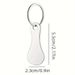 Portachiavi in metallo a forma di gettone per carrello della spesa – Portachiavi moderno e resistente per carrelli della spesa (nero/argento, modello MG0013)_voghion.com