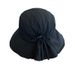 Nouveau chapeau de pêcheur femmes été mince voyage grande tête taille parasol chapeau arc chapeau de soleil visage couvrant crème solaire bol chapeau_voghion.com