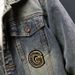 "Men's Embroidered Denim Jacket - Vintage Star Motif Biker Coat, Slim Fit Cotton Blend, Spring/Autumn Casual Outerwear (Blue, S-4XL)"_voghion.com