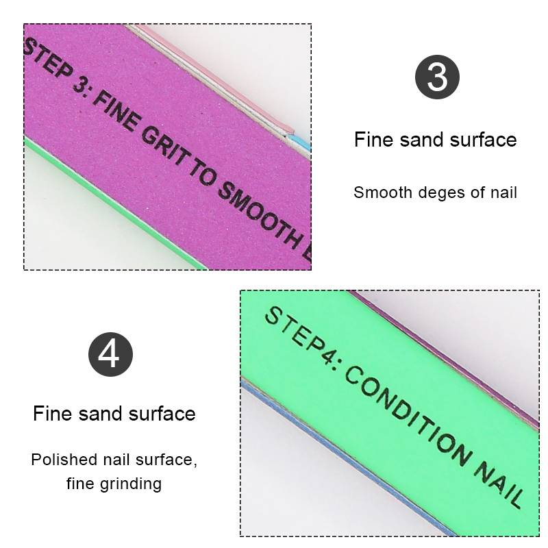 1pcs Seven-sided Nail Files For Nail Art Buffer Sanding Block Professional Polishing File Manicure Tools UV Gel Polish Tools_voghion.com