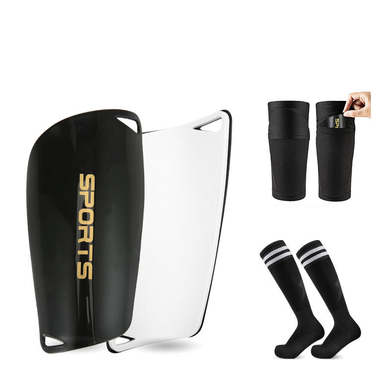 Jambières de football unisexes Assassin Chaussettes de football Jambières Ensemble de trois pièces pour enfants et adultes_voghion.com