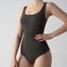 SKIMS Same Style BODYSUIT U-Neck Barely There Breathable Tummy Control Hip Lift Ribbed Triangle High Elastic_voghion.com