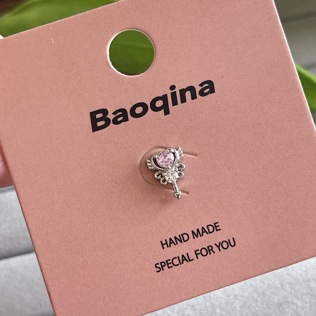 Threaded Titanium Steel Twist Buckle Piercing Cool Cochlear Spiral Earrings For Women Punk Baoqina Stud Ear Bone Bar_voghion.com