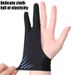 4-1Pcs Anti-Touch Zwei-Finger-Hand Malerei Handschuhe Für IPad Tablet Digital Board Bildschirm Zeichnung Anti-fouling Handschuh_voghion.com
