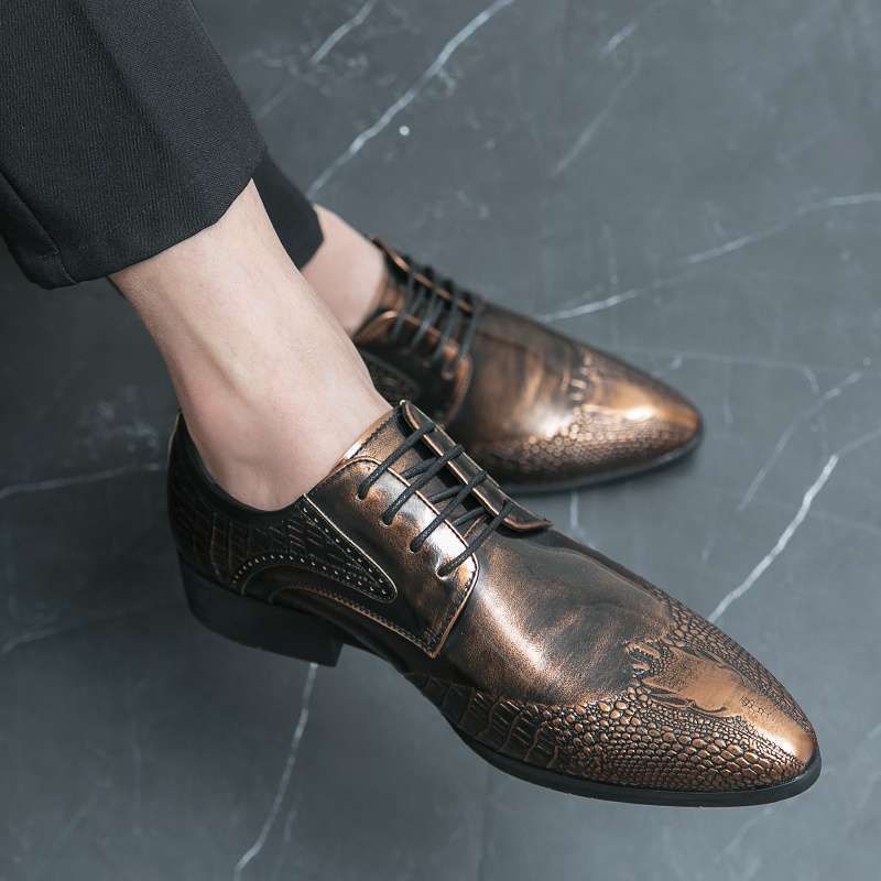 Neue formelle Business-Schuhe aus hochwertigem Leder für Herren mit größerer Körpergröße, atmungsaktive britische Freizeitschuhe mit spitzer Spitze_voghion.com