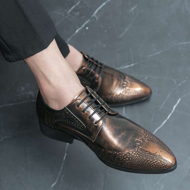 Neue formelle Business-Schuhe aus hochwertigem Leder für Herren mit größerer Körpergröße, atmungsaktive britische Freizeitschuhe mit spitzer Spitze_voghion.com