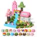 Rainbow - Themed Magnetic Cube Puzzle Toys, 3D Interactive Building Blocks, Creative Construction Set For Kids_voghion.com