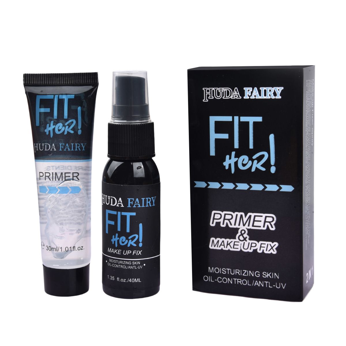 Makeup Sets Makeup Primer 2IN1 Set Makeup Primer Long Lasting Zero Pore Makeup Setting Spray Makeup_voghion.com