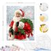 RUOPOTY Abstract Paint By Numbers Kits Decorative Painting Santa Claus Painting Numbers Portrait Decoration_voghion.com