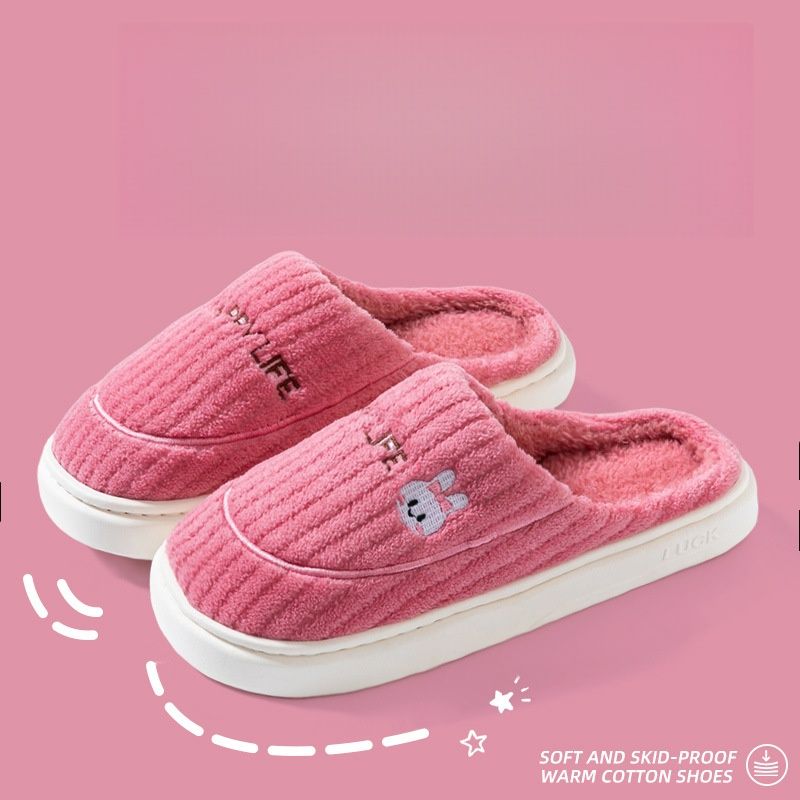 Pantofole da casa morbide e pelose per donna e uomo - Calde pantofole invernali antiscivolo per interni ed esterni, foderate in pile con stampe animalier_voghion.com