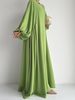 Damenbekleidung Einfache Kleidung Robe Abaya Kleid Robe_voghion.com