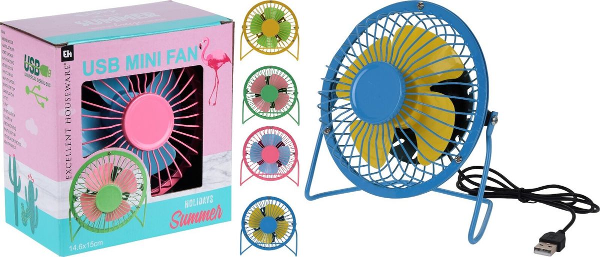 Mini-USB-Ventilator, tragbarer Metall-Tischventilator, Kühlung, Computer, USB, leiser Lüfter, Laptop, Mac_voghion.com