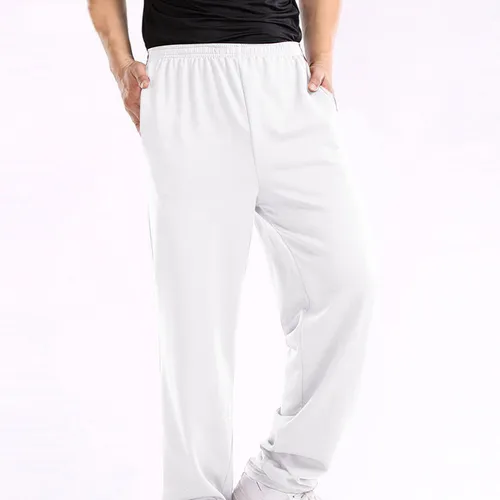 Erkek Giyim Yeni Erkek Günlük Pantolon Erkek Ev Düz Sweatshirt Düz Renk Bol Pantolon_voghion.com