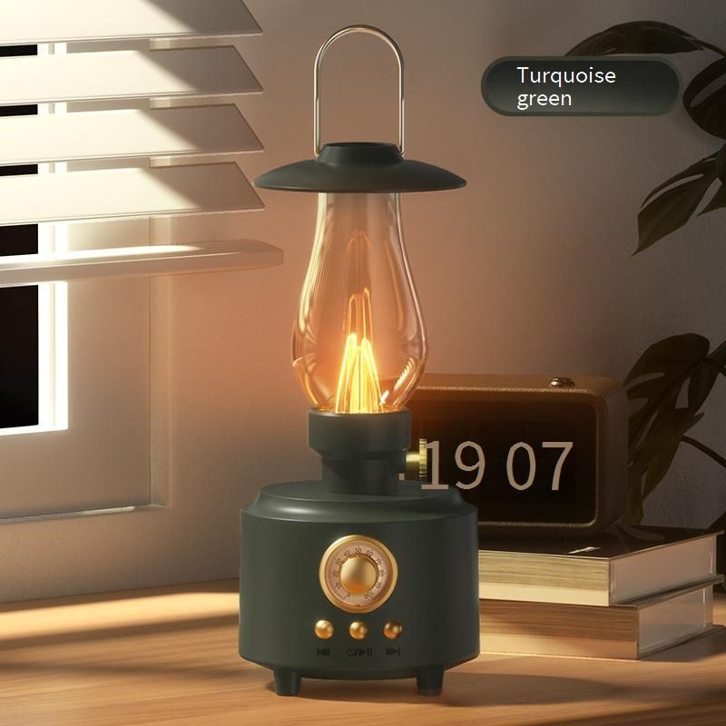 Głośniki przenośne Lampa naftowa Głośnik Bluetooth Przenośna lampa kempingowa na zewnątrz Dźwięk Płomień Atmosfera Lampka nocna Głośnik_voghion.com