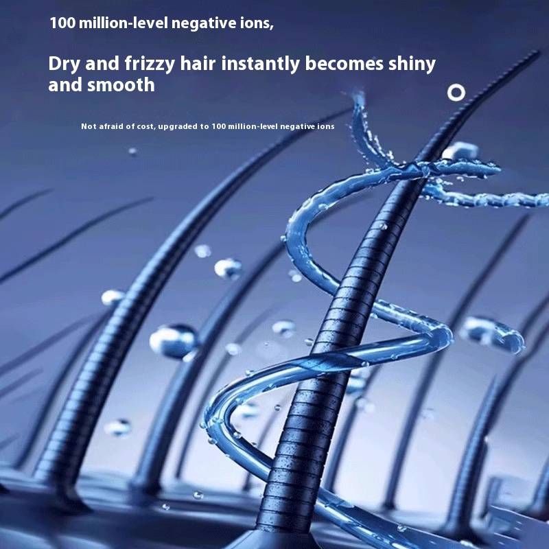 Klingenloser Haartrockner mit 2 Milliarden negativen Ionen – 1600 W, schnelles Trocknen, 3 Geschwindigkeiten und kalte/warme Luft, ultraleise (45 dB) für krausenfreien Glanz_voghion.com