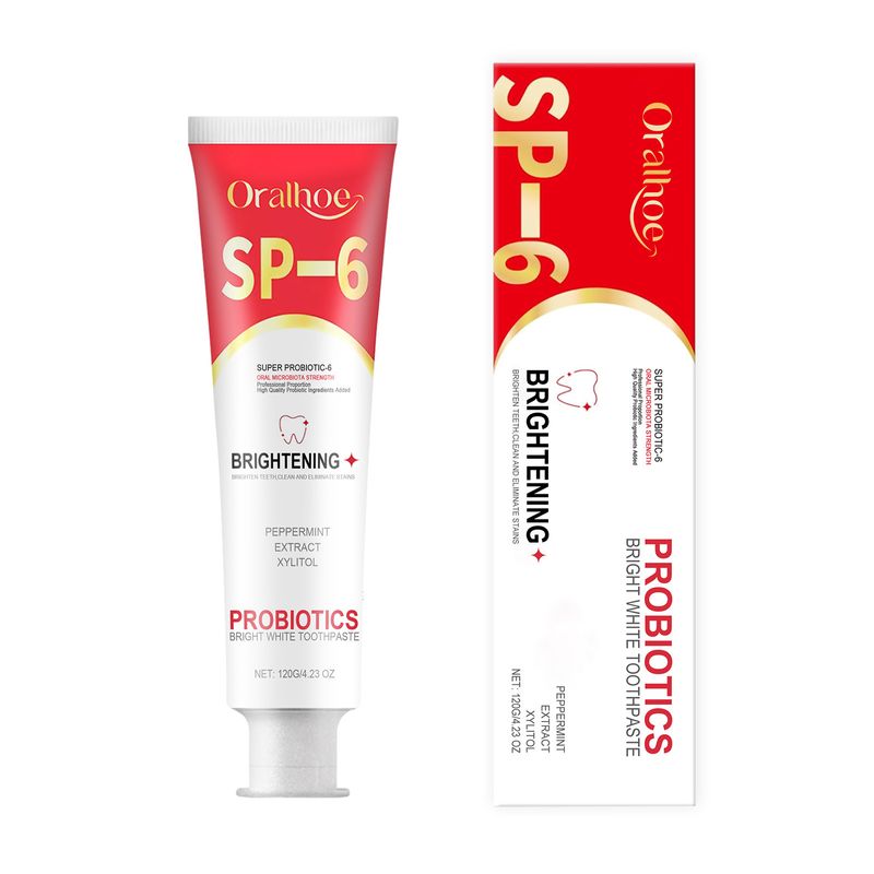 120g Probiotische Zahnpasta Sp-6 Entfernen Plaque Flecken Aufhellung Zahn Reinigung Mundhygiene Erfrischender Atem Zahnpasta_voghion.com