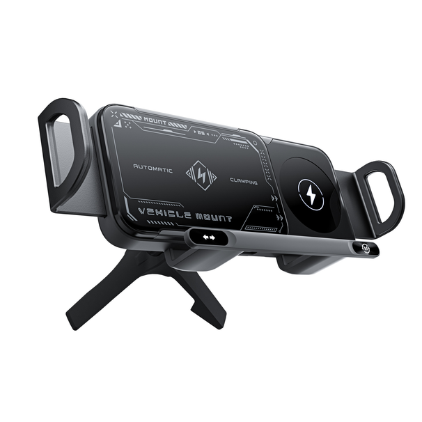 15W Rotatable Car Wireless Charger IPhone Samsung Fold & For Z Flip Folding Screen Mobile Phone Fast Charging Stand_voghion.com