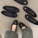 Flat Bottom Black Ballet Shoes New Temperament Elegant Round Head Shallow Mouth Soft Sole_voghion.com