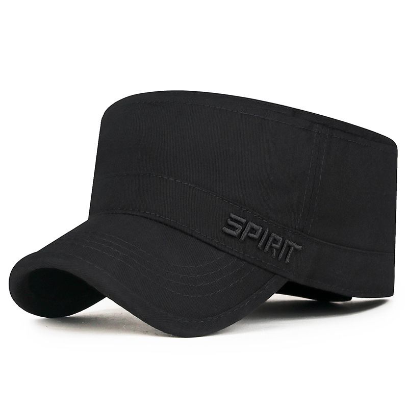 Chapeaux pour hommes, nouvelle casquette plate brodée tridimensionnelle pour hommes et femmes, fermeture arrière pour jeunes, doublure à carreaux réglable, grand tour de tête_voghion.com