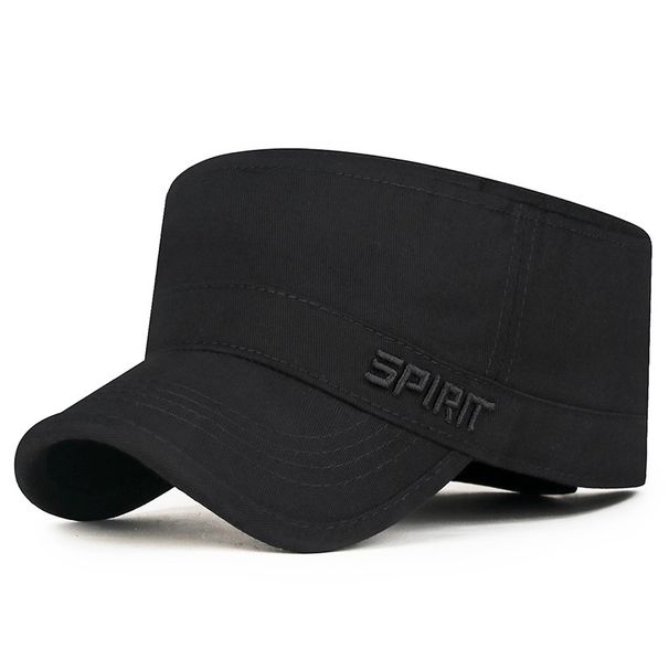 Chapeaux pour hommes, nouvelle casquette plate brodée tridimensionnelle pour hommes et femmes, fermeture arrière pour jeunes, doublure à carreaux réglable, grand tour de tête_voghion.com