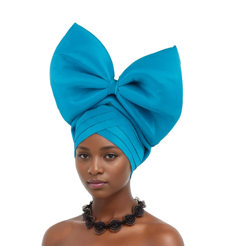 Hot Selling Headwear Wedding New Style Big Bow Headscarf Baotou Hat Xiyintemu_voghion.com